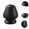 DimyFew Ceramic Matcha Whisk Holder Set for Tea Connoisseurs, Black