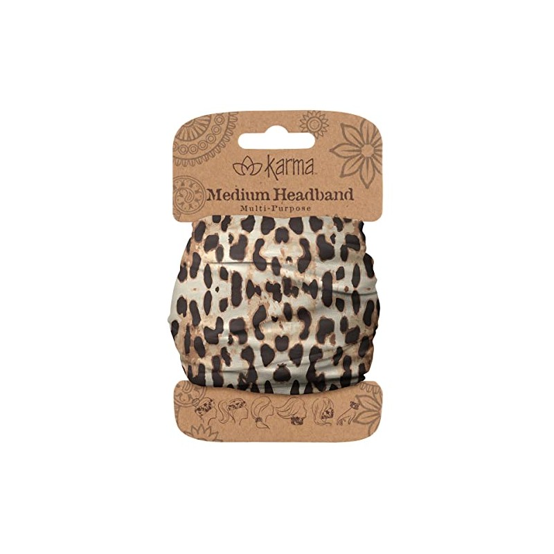 Karma Gifts - Cinta para la cabeza, diseño de leopardo