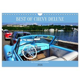 Best of Chevy DeLuxe - Ein Traumcabrio in Kuba (Wandkalender 2026 DIN A4 quer), CALVENDO Monatskalender