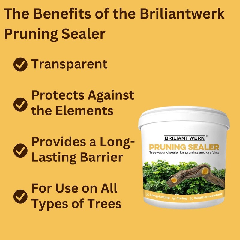 Briliantwerk 28 oz Transparent Tree Pruning Sealer - Tree Wound