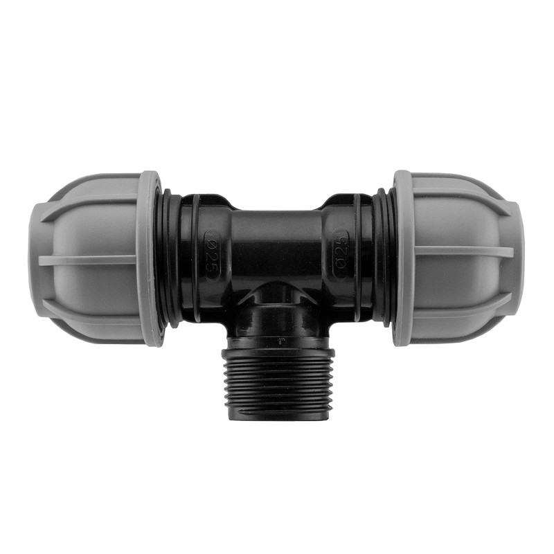 mdpe Compression Water Supply Pipe Fitting to Metal Butterfly Valve-Universal