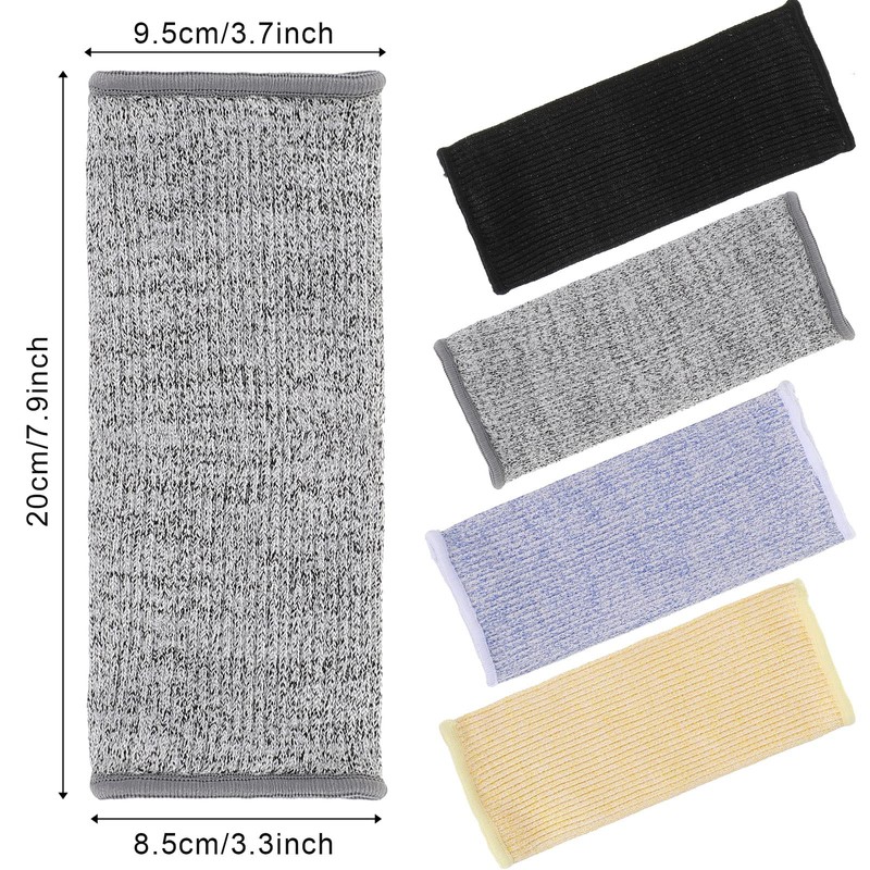 Neer 4 Pair Protective Arm Sleeves for Thin Skin Anti-Cut
