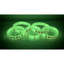 Unbranded INSPIRED  Glow In The Dark - Los Angeles, Anaheim Baseball Bracelets (5 Pack).
