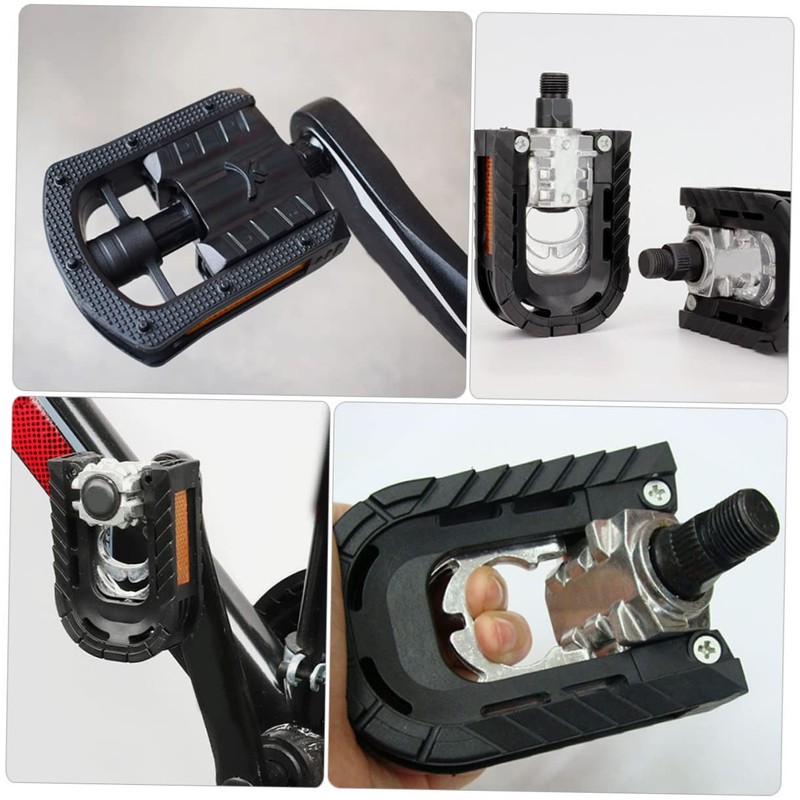 Mipcase 1Pair Foldable Non Slip Bike Pedals for Road and