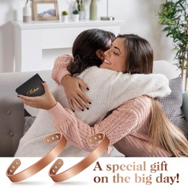 Copper Bracelets for Women Men : Copper Jewelry for Women with 8 Magnets 3500 Gauss,100% Pure Copper Magnetic Bracelet for Women Lymph Magnetic Bracelets