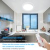 Unicozin Dimmable Ceiling Light with Remote Control, 8.7Inch 18W 3000K-6000K