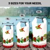 Cliduli Waterproof Dry Bag,Roll Top Christmas Poinsettia Flower Pine Cones