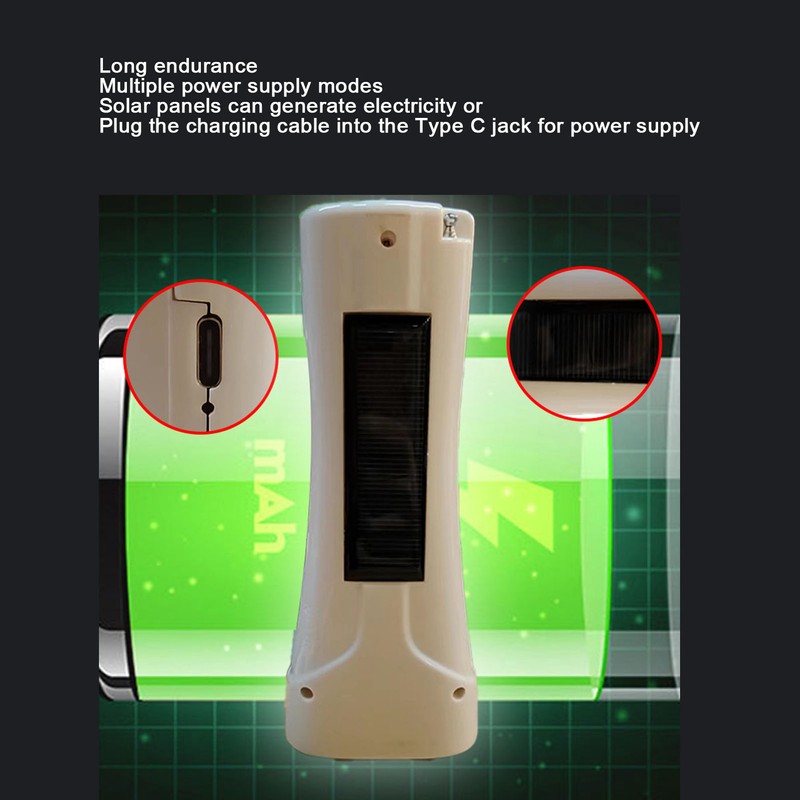 Emergency Weather Radio Multifunction Portable Weather Alert Radio with LED