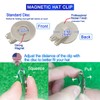6 Pcs Golf Ball Markers with Magnetic Hat Clips Value