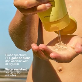 Sun Bum Kids SPF 50 Clear Sunscreen Lotion  Wet or Dry Application  Hawaii 104 Reef Act Compliant (Octinoxate  Oxybenzone Free) Broad Spectrum UVAUVB 
