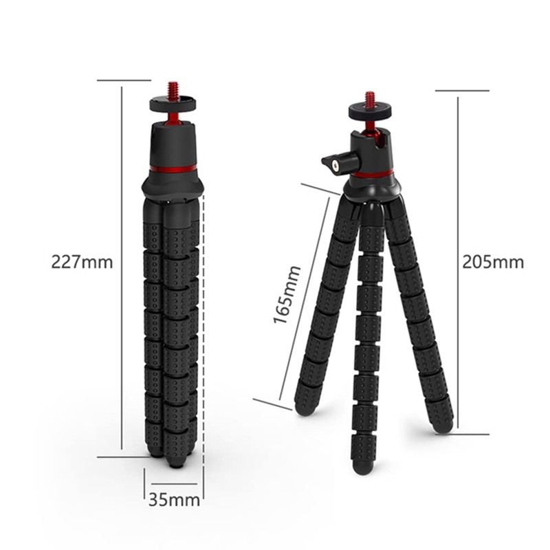 Aswalling Flexible Universal Live Broadcast Tripod Monopod Digital Camera DV