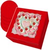 Bakepacker Red 8x8x5 Inches 36pcs Cake Boxes with Window 18-Packs