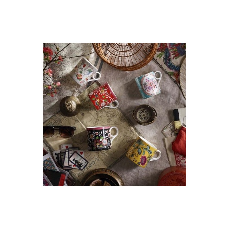 Wedgwood Wonderlust Tea Bowl Set of 4, 3.3", multi