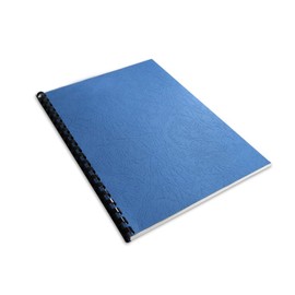 Rayson LBC230G Paper Binding Cover, Leather Texture 12 mil Binding Cover, 8-1/2 x 11 inches Blue Presentation Leathergrain Binding Covers, 100/Pack