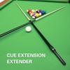 Pool Cue Extension Extender Telescopic Cue Extension for Billiard Pool