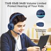 SIMOLIO Wired Headphones for School with Microphone, Stereo Kids Headphone