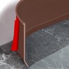Heonay Flexible Baseboard Molding Trim 6 Inch Self-Adhesive Vinyl Wall