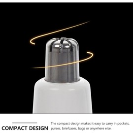 Homoyoyo Recortadora Eléctrica de Vello Nasal y Cejas Material Abs, Diseño Compacto y Funcional para Recortar y Moldear el Vello Facial