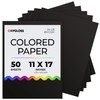 Hygloss Black Paper - 24 lb, 89 GSM, Acid-Free, Fade-Resistant,