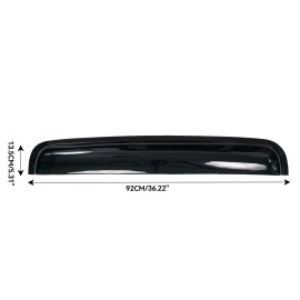 Xukey Universal 36.2"Moonroof Visor Window Top Sunroof Wind Deflector Rain Guard Vent