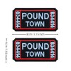 2 Pcs Ticket to Pound Town Patch, Funny Meme Morale