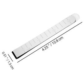 Kare & Kind Stainless Steel Clips -10x Hemming Clips Measurement Ruler - for Pinning, Marking, Sewing Project - Also for Quilting and Other Crafting Needs