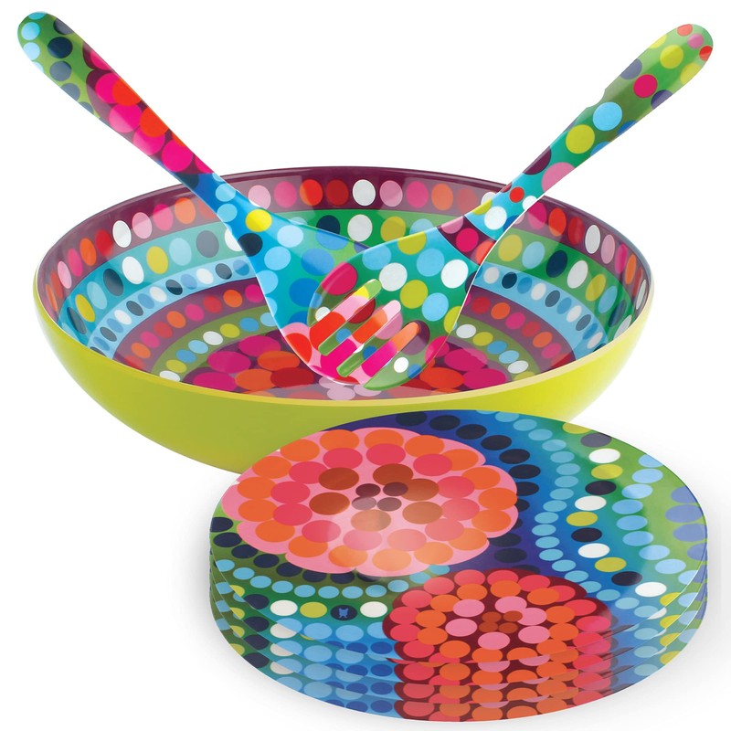 French Bull Plates - 4 Piece Set - 11 inch
