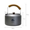 M.O.L MOL-G014 Titanium Kettle, 30.4 fl oz (900 ml)