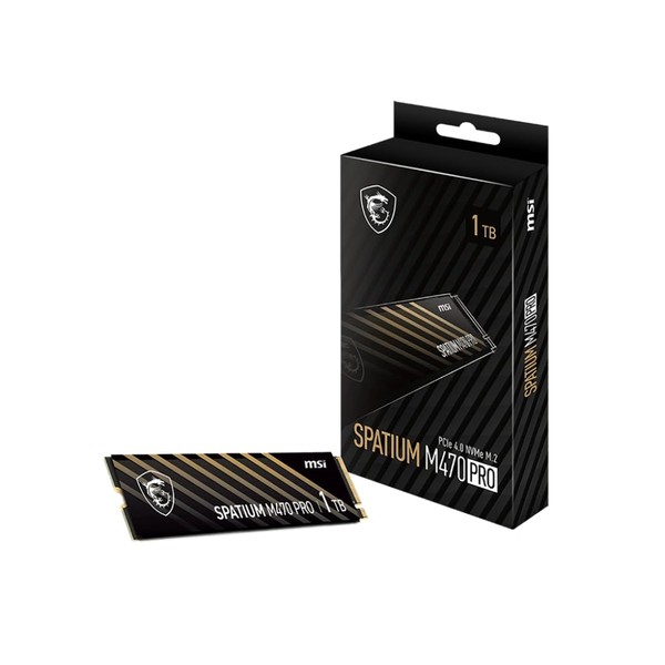 MSI SPATIUM M470 PRO PCIe 4.0 NVMe M.2 1TB SSD,
