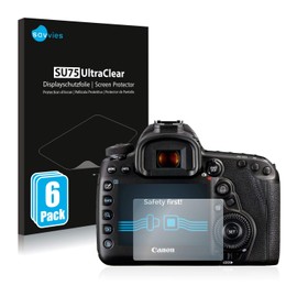 Savvies 6 Pack Screen Protector compatible with Canon EOS 5D Mark IV Protection Film Clear