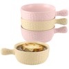4 Pcs French Onion Soup Bowls with Handles, 21.3 oz