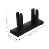 Alipis 2pcs Bamboo Folding Fan Stands - Elegant Japanese and