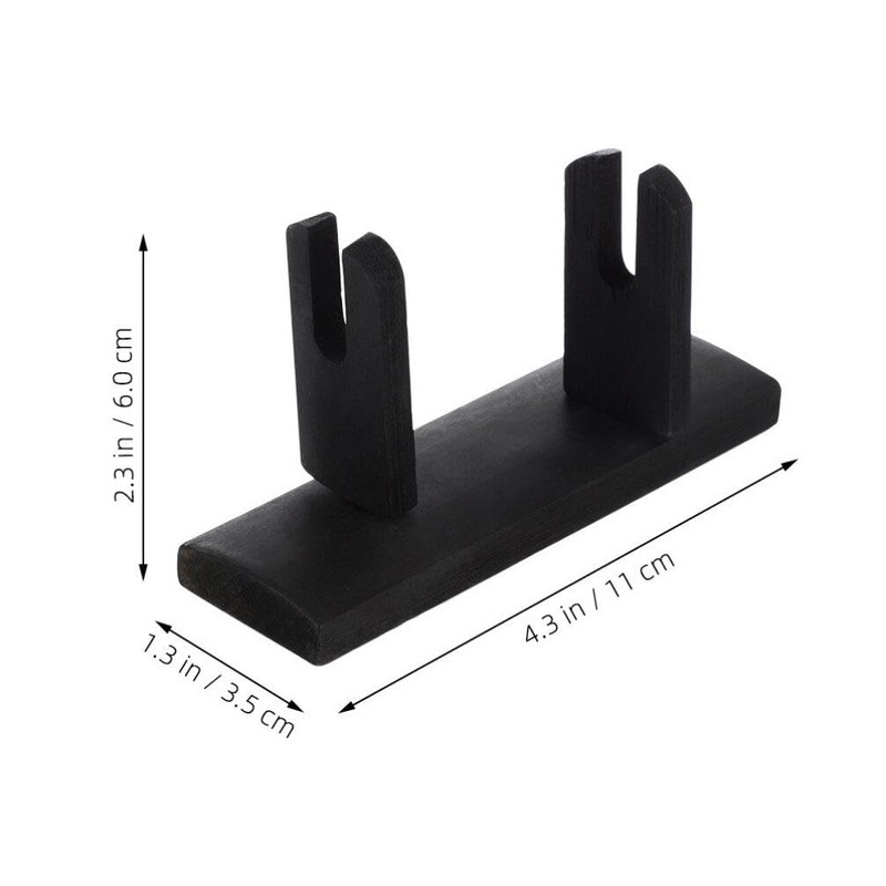 Alipis 2pcs Bamboo Folding Fan Stands - Elegant Japanese and