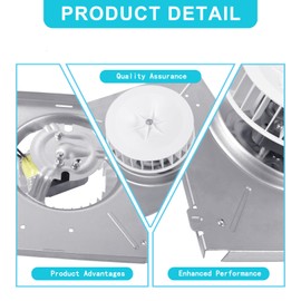 S0504b000 Bathroom Exhaust Fan, Broan Nutone S0504b000 Bathroom Fan Motor Assembly Compatible with Replacement Model 757, 769RFT-R01, 769RL, 769RL-R01 and VF707RCN, Model 769RL, B Unit Only