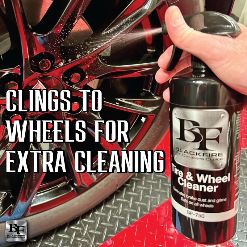 Blackfire Tire and Wheel Cleaner | Powerful Gel Formula for