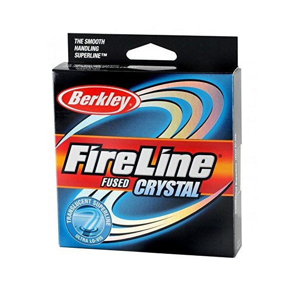 Berkley Fireline Fused Crystal Superline 125 Yd spool(4/1-Pound,Crystal)