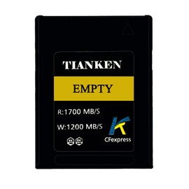Tianken CFexpress Type B Memory Card Kit Case CFE CFB NGFF M-Key Adapter Compatible with XQD Cameras Raw 4K 8K Video Recording PCIe Expansion