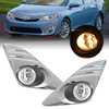 Silscvtt 2Pcs Fog Lights Assembly Replacement for 2012 2013 2014