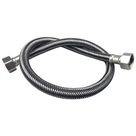 Shower Hose Water Heater Flexible Shower Hose Braided Hose Pipe 50 cm Black Braided