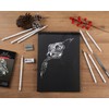 Brusarth White Charcoal Pencils Set - 12 Piece Sketch Highlight