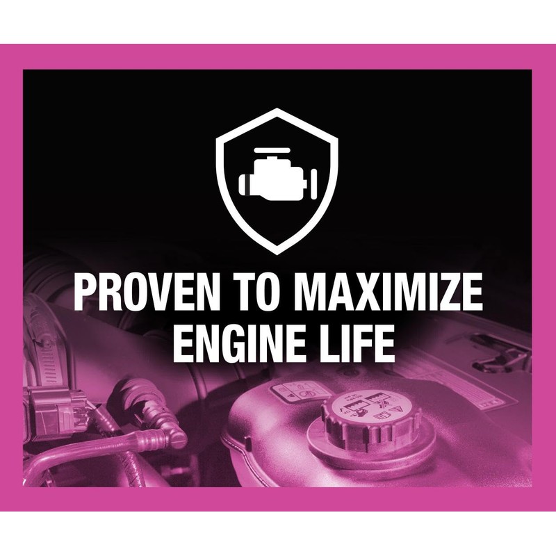 Zerex Fully Formulated Pink Heavy Duty 50/50 Ready-to-Use Antifreeze Coolant