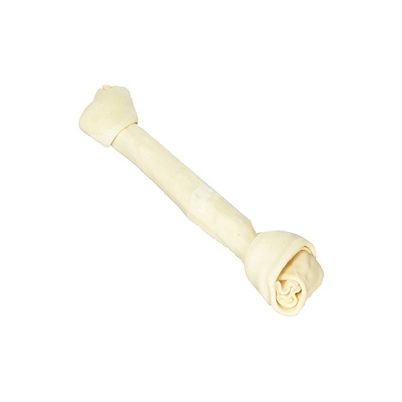 (2 Pack) Knotted Rawhide Bone, 15 Inches Each