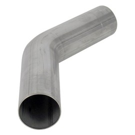 2.25" OD 45 Deg. Mild Steel Mandrel Bend, 16 Gauge - 2.25" Radius, 6" Leg
