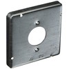 4-11/16 in. Square Work, Exposed Work, 20A Receptacle 2.1594 in. Dia