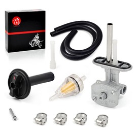 MOTO1988 Petcock Fuel Cock & Lever For YAMAHA Kodiak 400 2000-2006 Kodiak 450 2003-2006 GRIZZLY 450 2007-2011 GRIZZLY 400 2007-2008 5GH-24500-10-00 Tank Cock