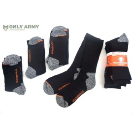 Weatherproof Thermal Cushioned Outdoor Socks, Black(6-11)