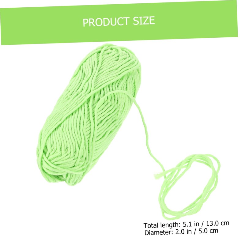 Hohopeti Funny Crochet Yarn 50g Roll Luminous Yarn Hand Knitted