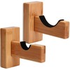TOBWOLF 2PCS Baseball Bat Wall Mount Display Rack, Horizontal Display