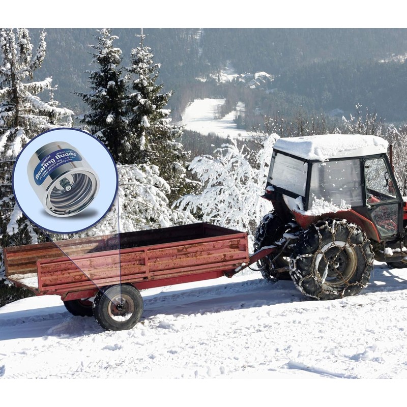 Bearing Buddy (4) 1.980 Boat Trailer Genuine Chrome with Protective
