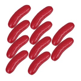 TOPPERFUN 10Pcs Fake Hot Dog Props Set of Realistic Sausages Models for Food Display Kitchen Decoration